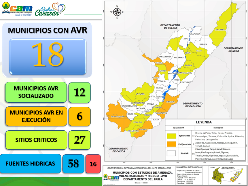 Municipios con AVR